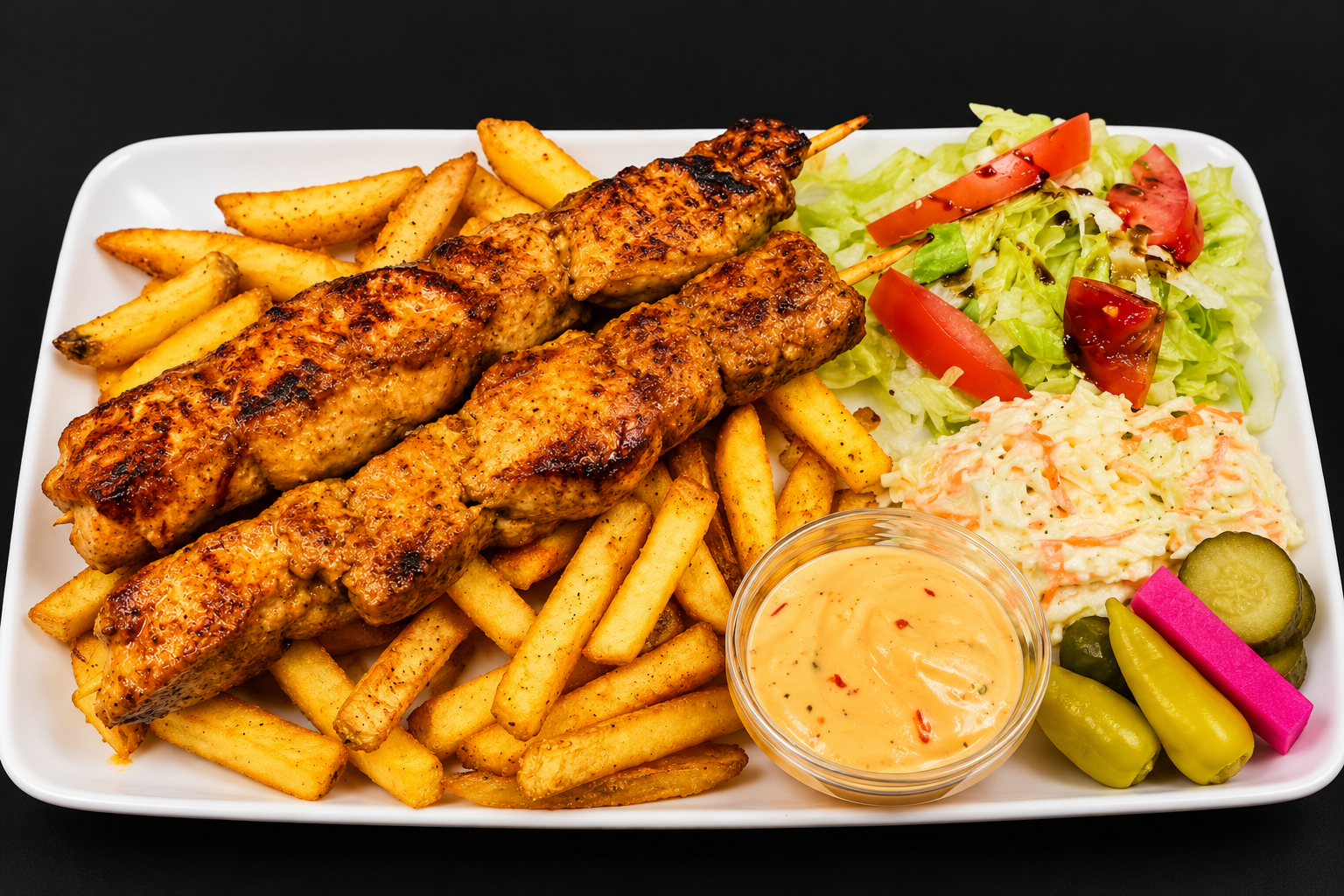 Shish Taouk ranskalaisilla
