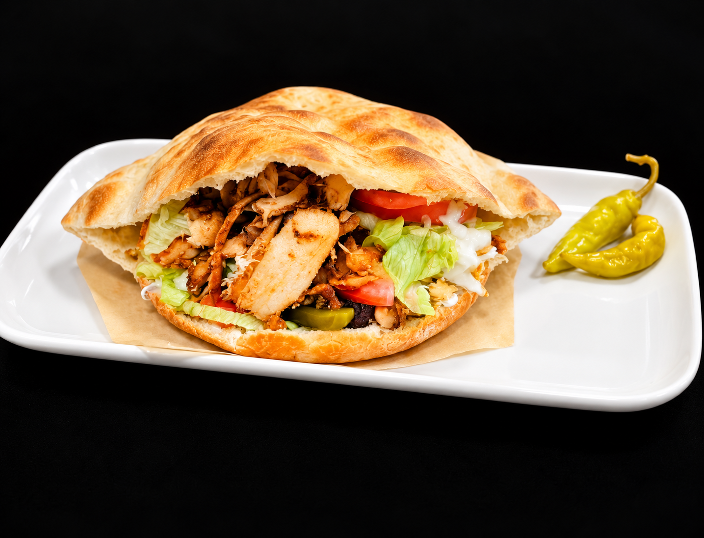 Kana-shawarma Iraki-pita