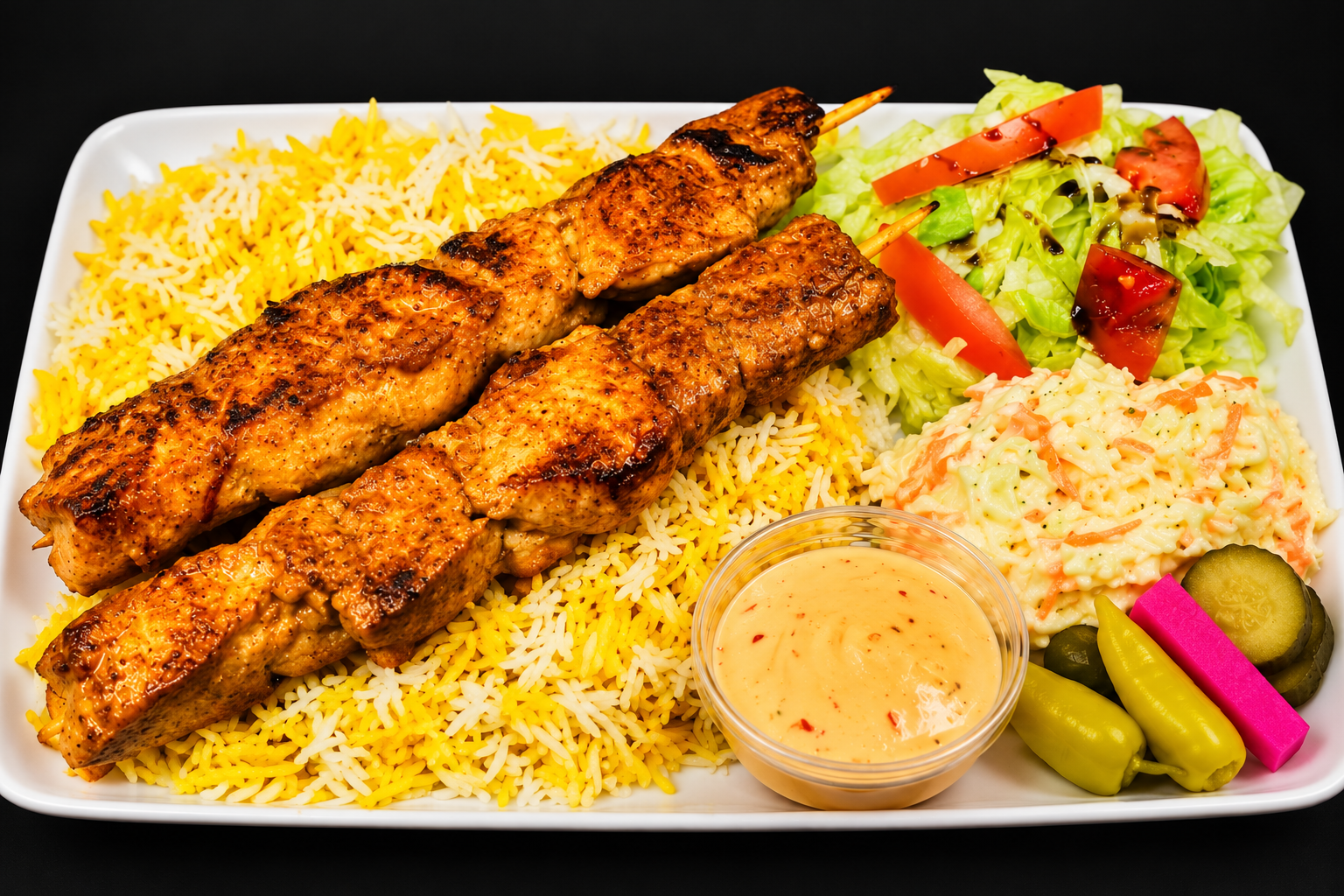 Shish Taouk Riisillä
