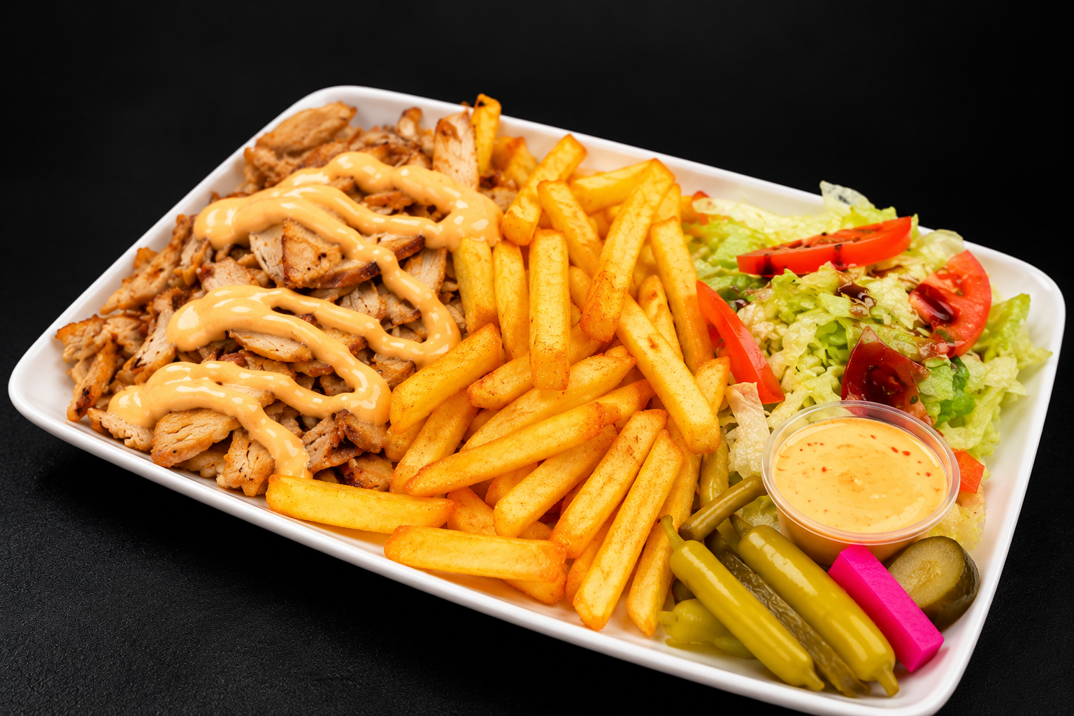 Kana Shawarma - Ranskalaisilla